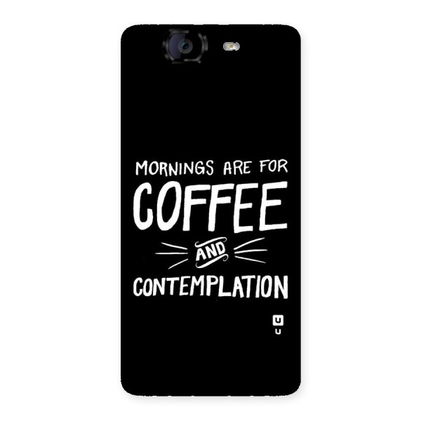 Coffee And Contemplation Back Case for Canvas Knight A350