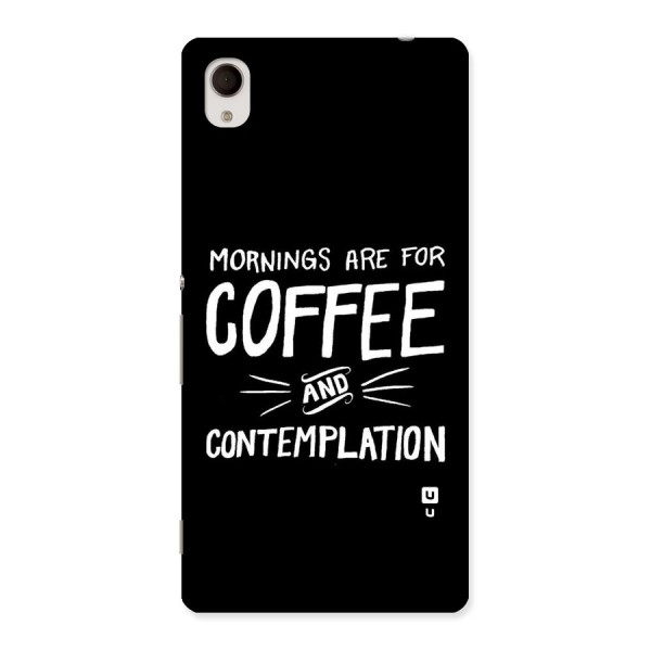 Coffee And Contemplation Back Case for Sony Xperia M4