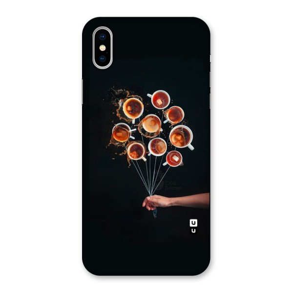 Coffee Balloon Back Case for iPhone X