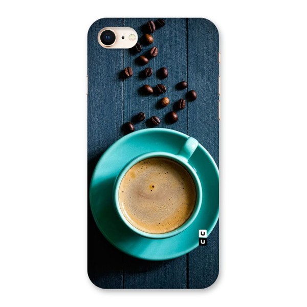 Coffee Beans and Cup Back Case for iPhone 8