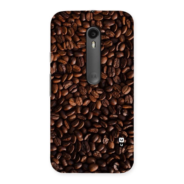 Coffee Beans Scattered Back Case for Moto G3