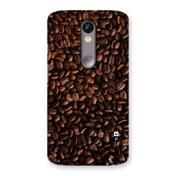 Coffee Beans Scattered Back Case for Moto X Force