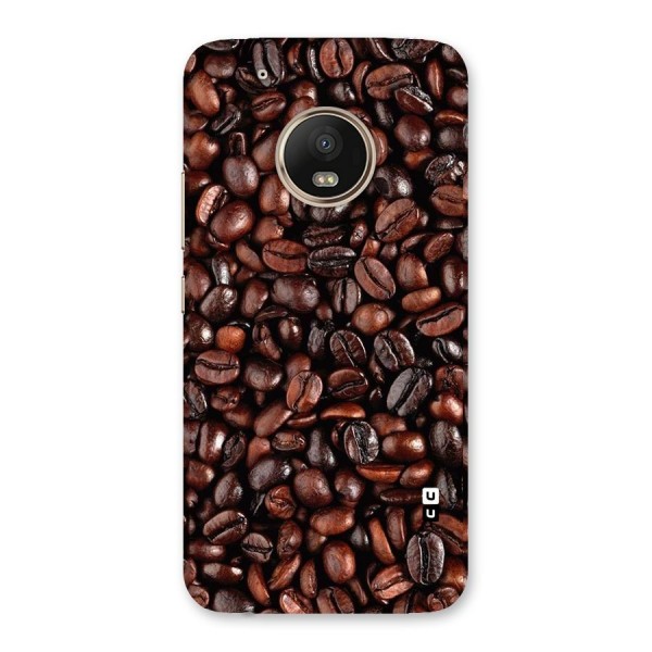 Coffee Beans Texture Back Case for Moto G5 Plus