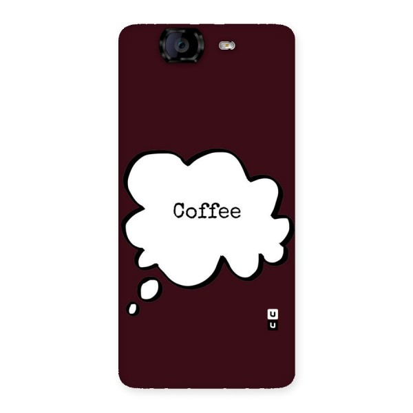 Coffee Bubble Back Case for Canvas Knight A350