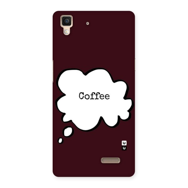 Coffee Bubble Back Case for Oppo R7