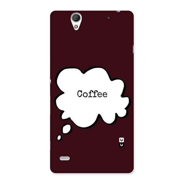 Coffee Bubble Back Case for Sony Xperia C4