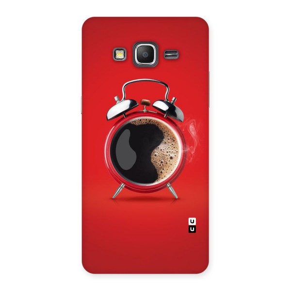 Coffee Clock Back Case for Galaxy Grand Prime