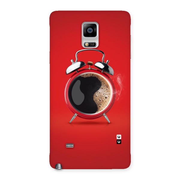 Coffee Clock Back Case for Galaxy Note 4