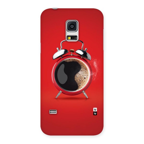 Coffee Clock Back Case for Galaxy S5 Mini