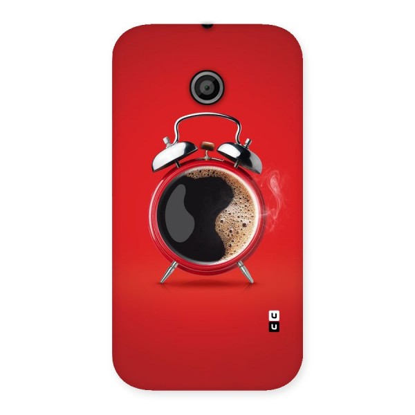 Coffee Clock Back Case for Moto E