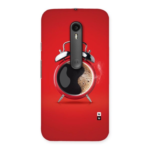 Coffee Clock Back Case for Moto G3