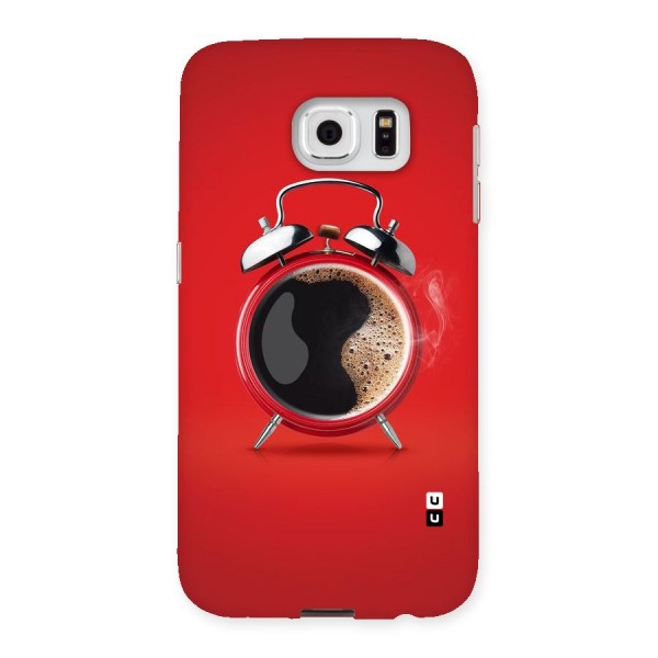 Coffee Clock Back Case for Samsung Galaxy S6