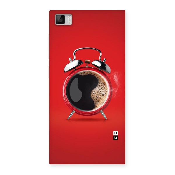 Coffee Clock Back Case for Xiaomi Mi3