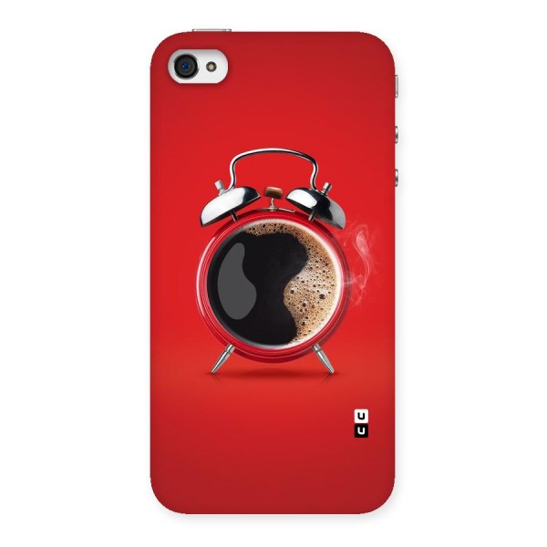 Coffee Clock Back Case for iPhone 4 4s