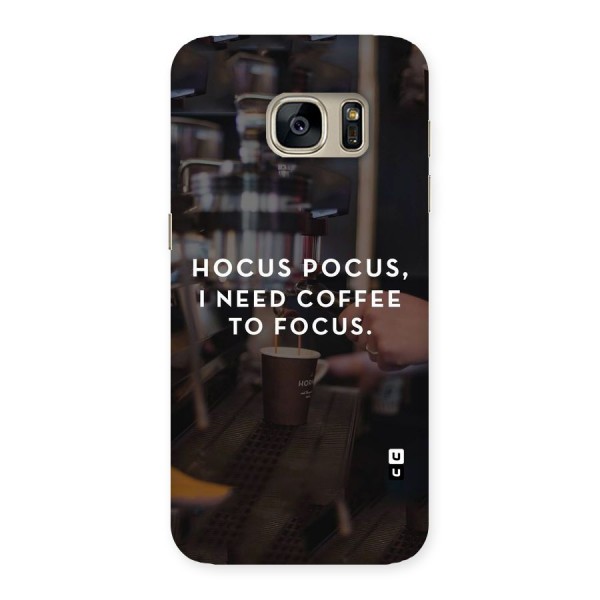 Coffee Focus Back Case for Galaxy S7