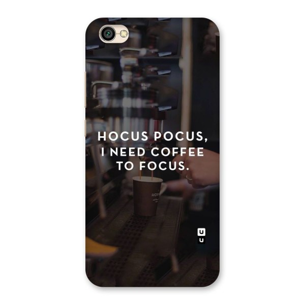 Coffee Focus Back Case for Redmi Y1 Lite