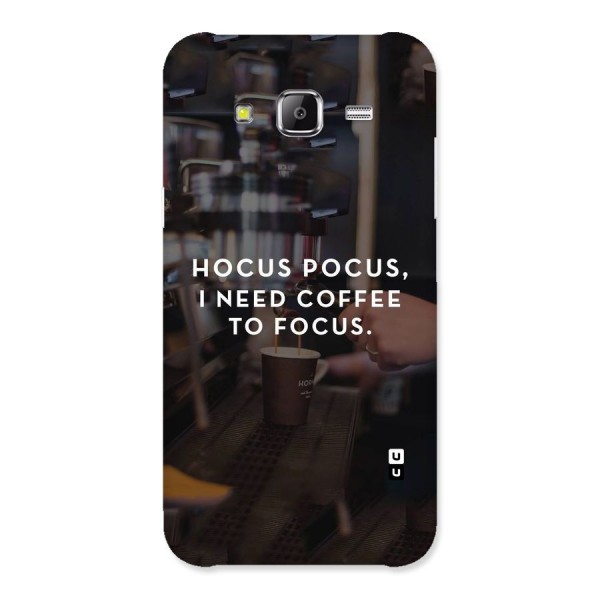 Coffee Focus Back Case for Samsung Galaxy J5