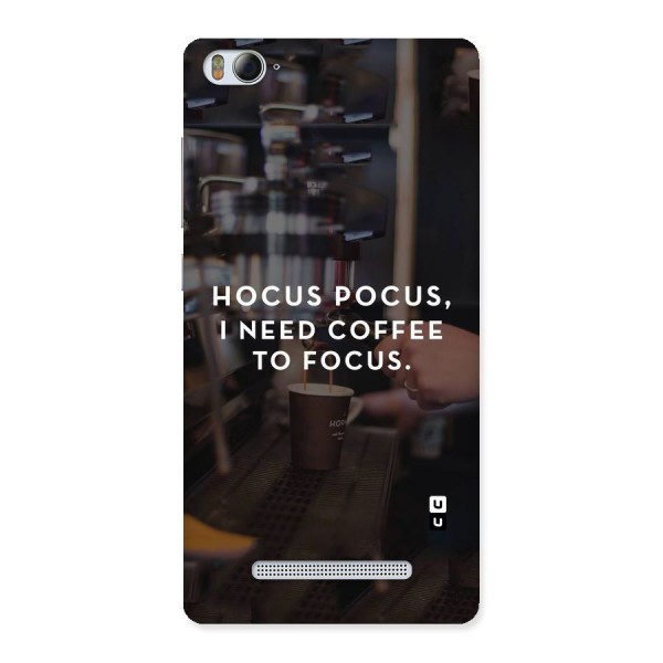 Coffee Focus Back Case for Xiaomi Mi4i