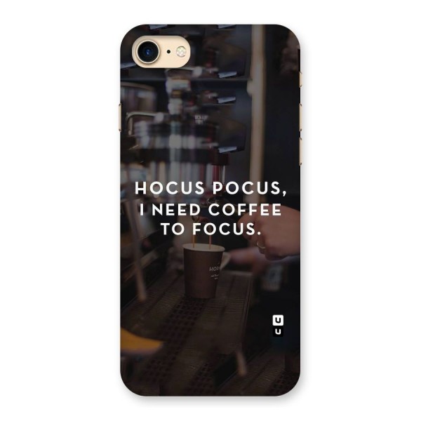 Coffee Focus Back Case for iPhone 7