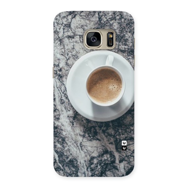 Coffee On Marble Back Case for Galaxy S7