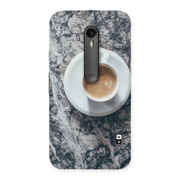 Coffee On Marble Back Case for Moto G3