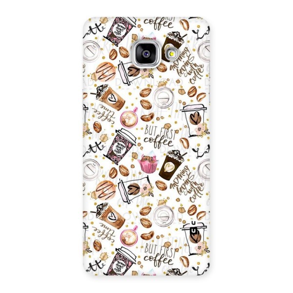 Coffee Pattern Back Case for Galaxy A5 2016