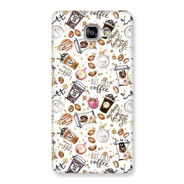 Coffee Pattern Back Case for Galaxy A9