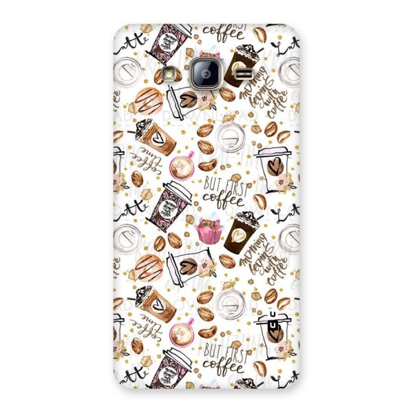 Coffee Pattern Back Case for Galaxy On5