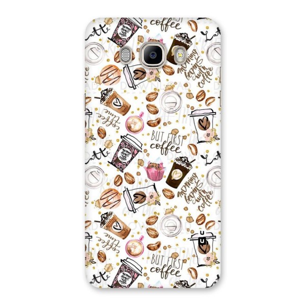 Coffee Pattern Back Case for Galaxy On8