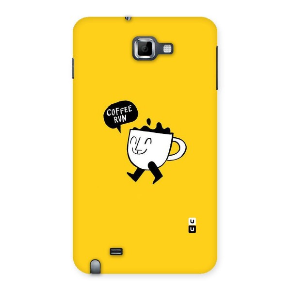 Coffee Run Back Case for Galaxy Note