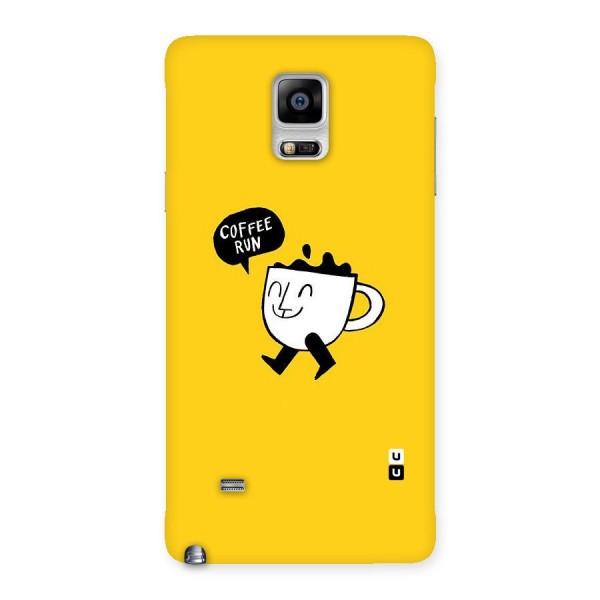 Coffee Run Back Case for Galaxy Note 4