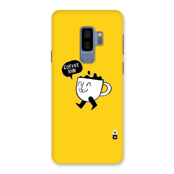 Coffee Run Back Case for Galaxy S9 Plus