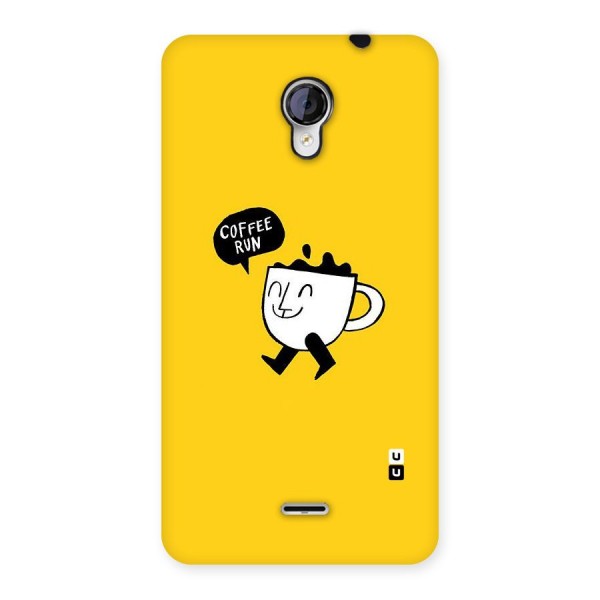 Coffee Run Back Case for Micromax Unite 2 A106