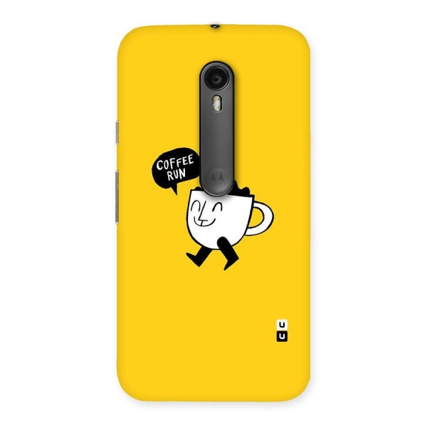 Coffee Run Back Case for Moto G3