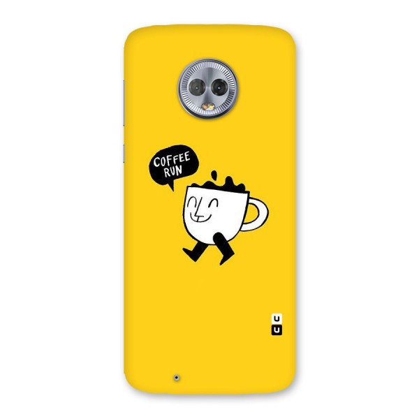 Coffee Run Back Case for Moto G6