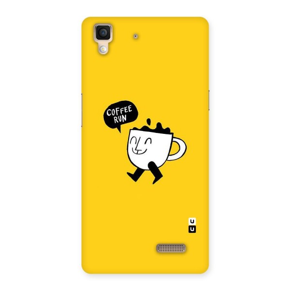 Coffee Run Back Case for Oppo R7