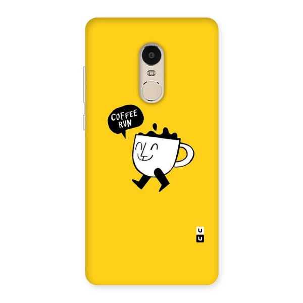 Coffee Run Back Case for Xiaomi Redmi Note 4