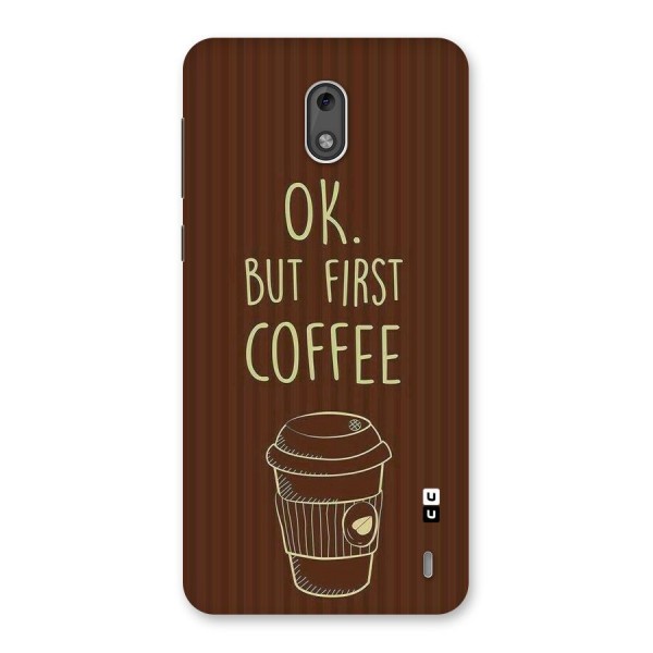 Coffee Stripes Back Case for Nokia 2