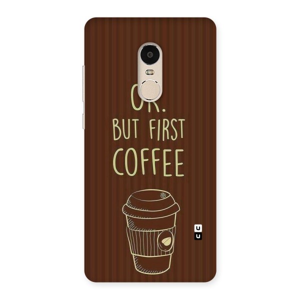 Coffee Stripes Back Case for Xiaomi Redmi Note 4