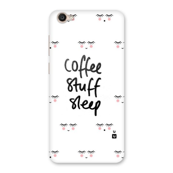 Coffee Stuff Sleep Back Case for Vivo Y55s