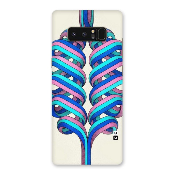 Coil Abstract Pattern Back Case for Galaxy Note 8