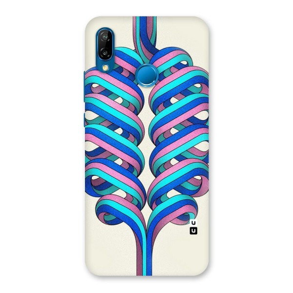 Coil Abstract Pattern Back Case for Huawei P20 Lite