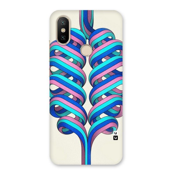 Coil Abstract Pattern Back Case for Mi A2