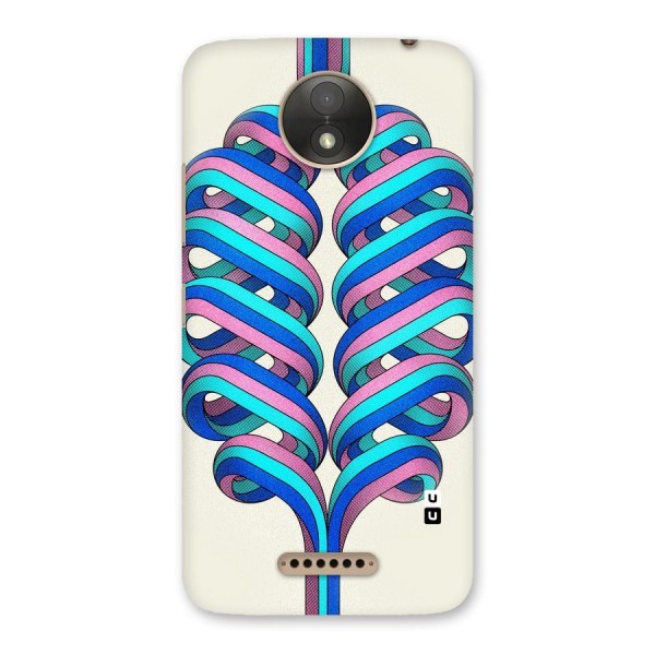 Coil Abstract Pattern Back Case for Moto C Plus