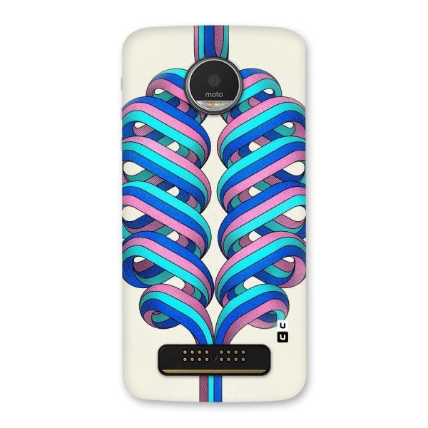 Coil Abstract Pattern Back Case for Moto Z Play