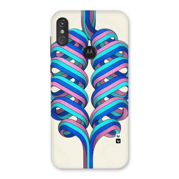 Coil Abstract Pattern Back Case for Motorola One Power