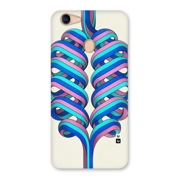 Coil Abstract Pattern Back Case for Oppo F5