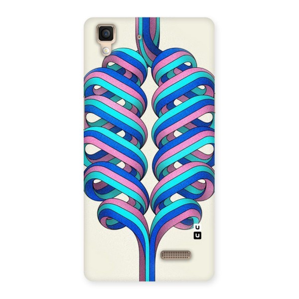 Coil Abstract Pattern Back Case for Oppo R7