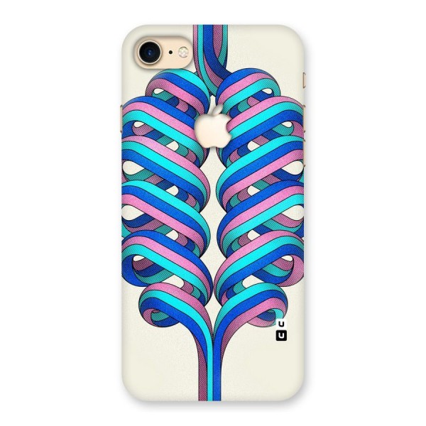 Coil Abstract Pattern Back Case for iPhone 7 Apple Cut