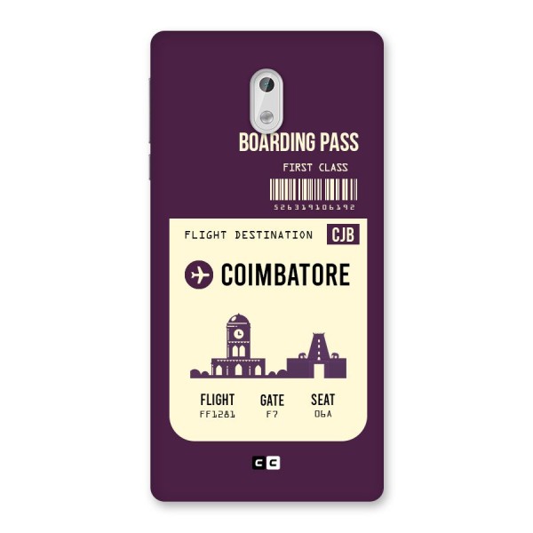 Coimbatore Boarding Pass Back Case for Nokia 3